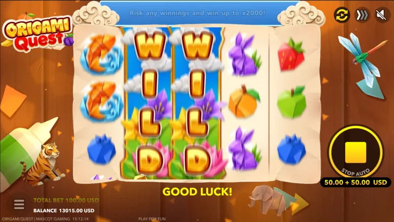 Origami Quest - dobitak sa lepljivim Wild kolutom